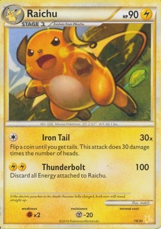 Raichu - 19/30 - [XY Trainer Kit (Raichu)] [Non-Holo]