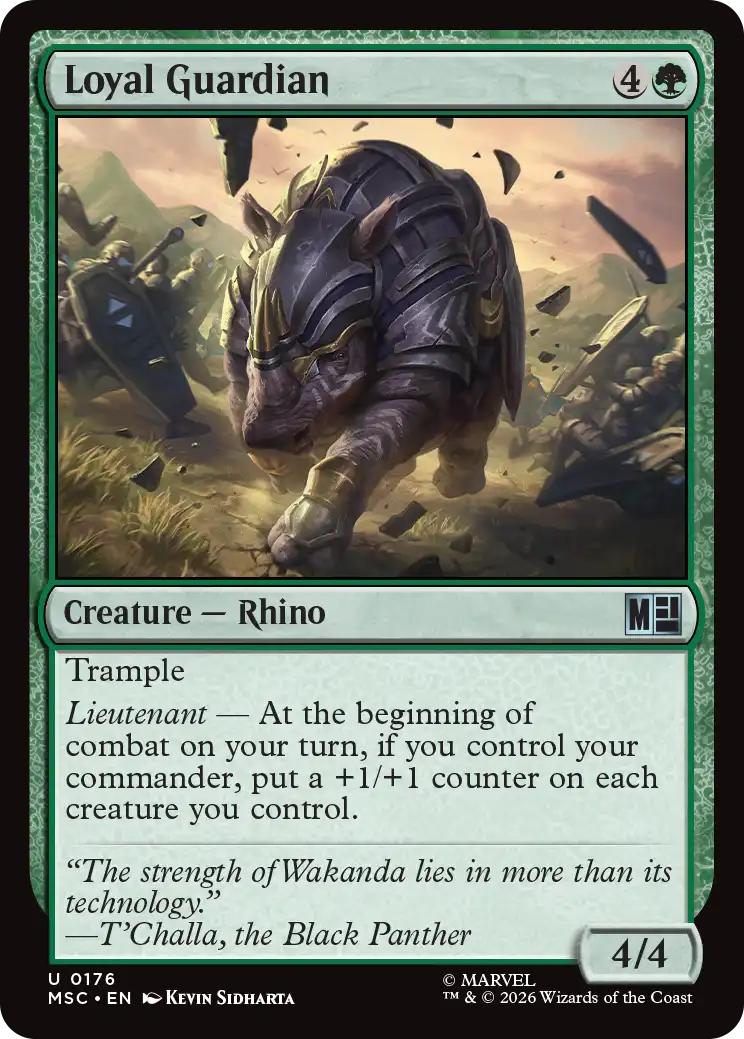 Loyal Guardian [176] [Marvel Super Heroes: Commander] [Non-Foil]
