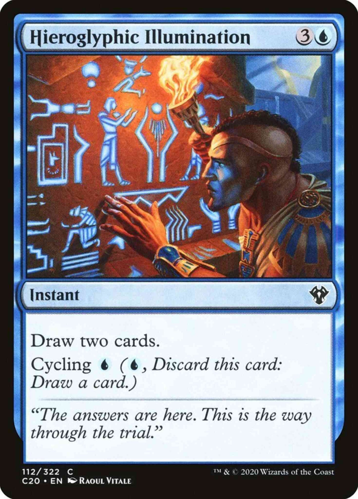 Hieroglyphic Illumination [112] [Commander 2020] [Non-Foil]
