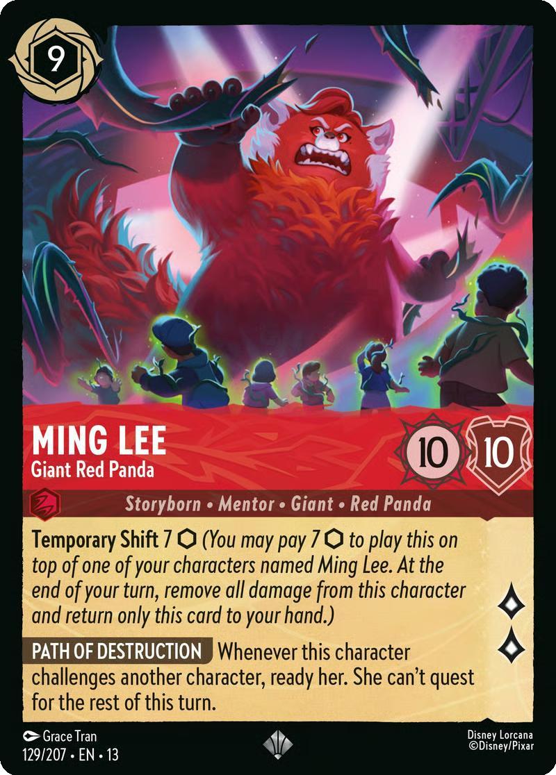 Ming Lee - Giant Red Panda - 129/204 [Attack of the Vine!] [Non-Foil]
