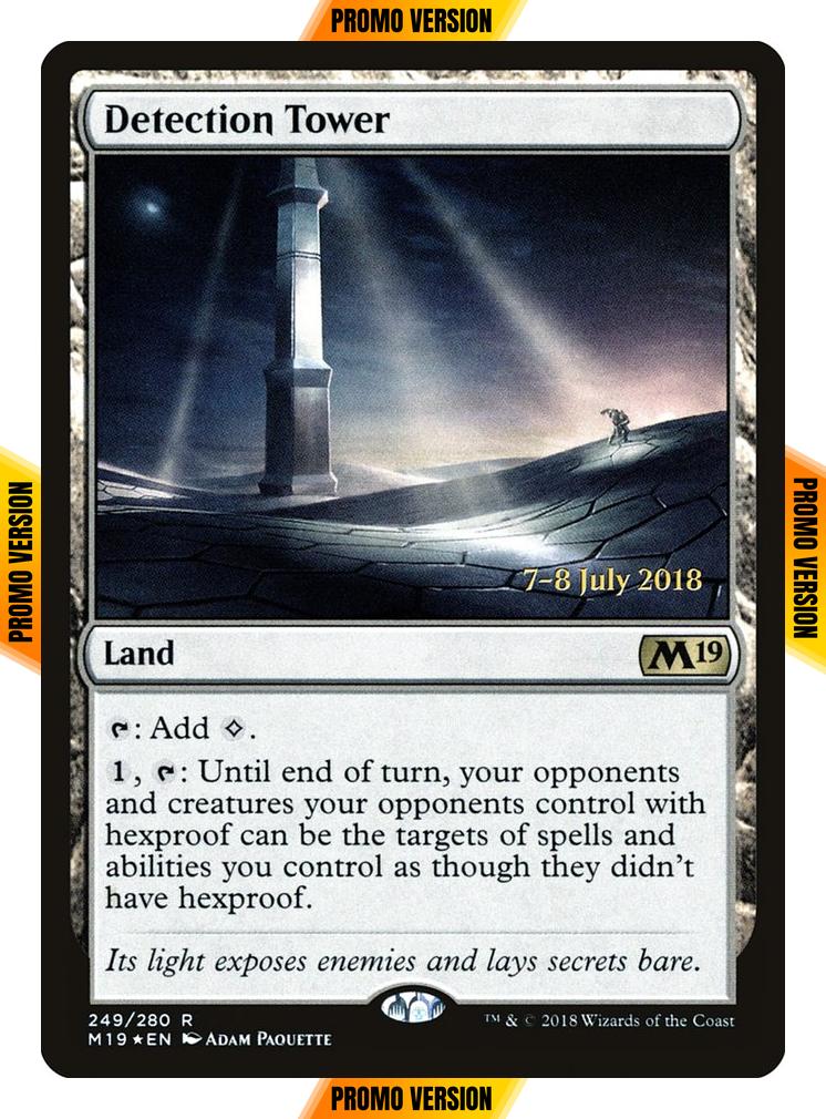 Detection Tower [249s] [Core Set 2019 Promos] [Foil]