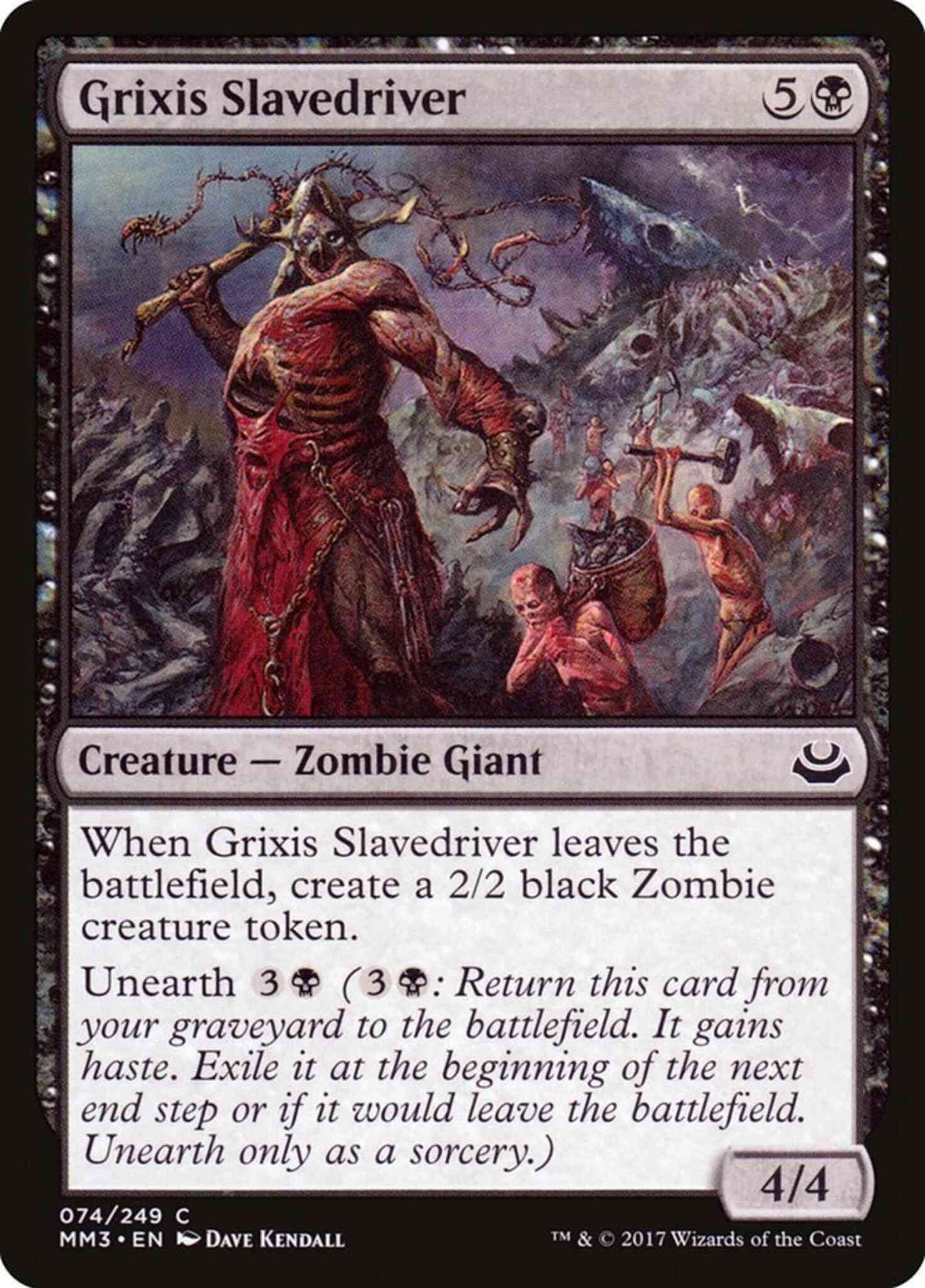 Grixis Slavedriver [74] [Modern Masters 2017] [Non-Foil]