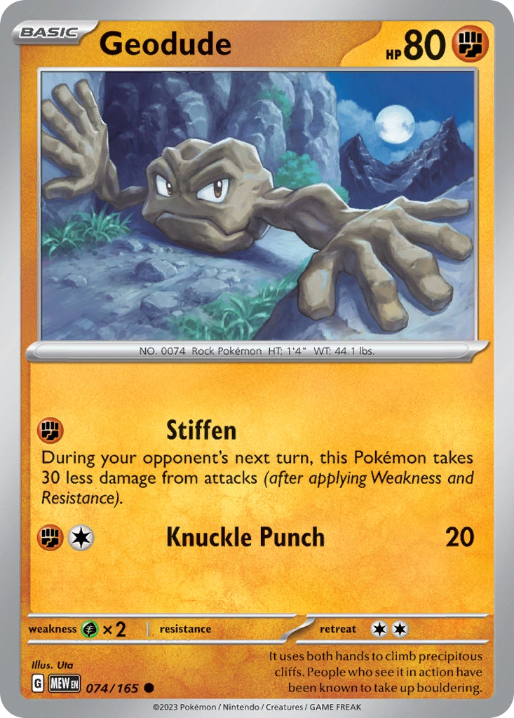 Geodude - 074/165 - Common [sv035-074] [Non-Holo]