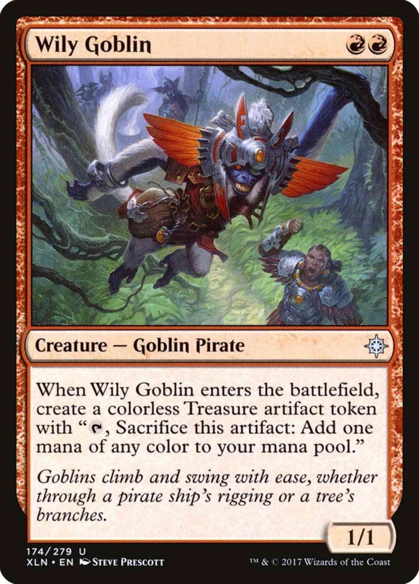 Wily Goblin [174] [Ixalan] [Non-Foil]