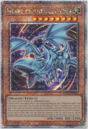 Heart of the Blue-Eyes - ROTA-EN004 - Quarter Century Secret Rare - 1st Edition