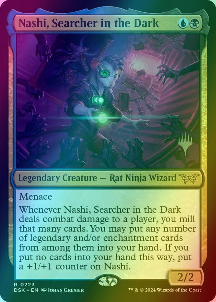 Nashi, Searcher in the Dark [223p] [Promo Pack] [Duskmourn: House of Horror: Promos] [Foil]