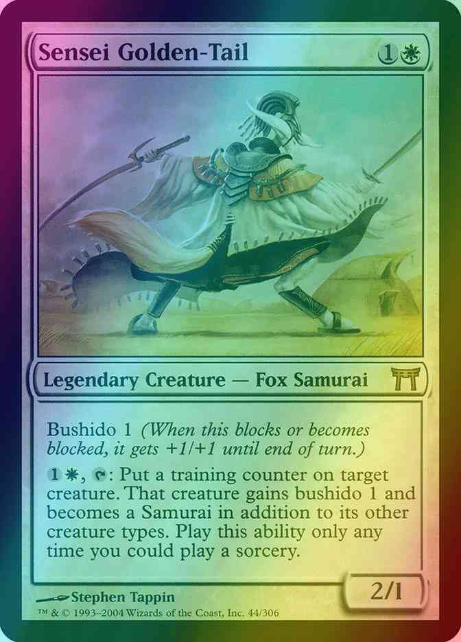 Sensei Golden-Tail [44] [Champions of Kamigawa] [Foil]