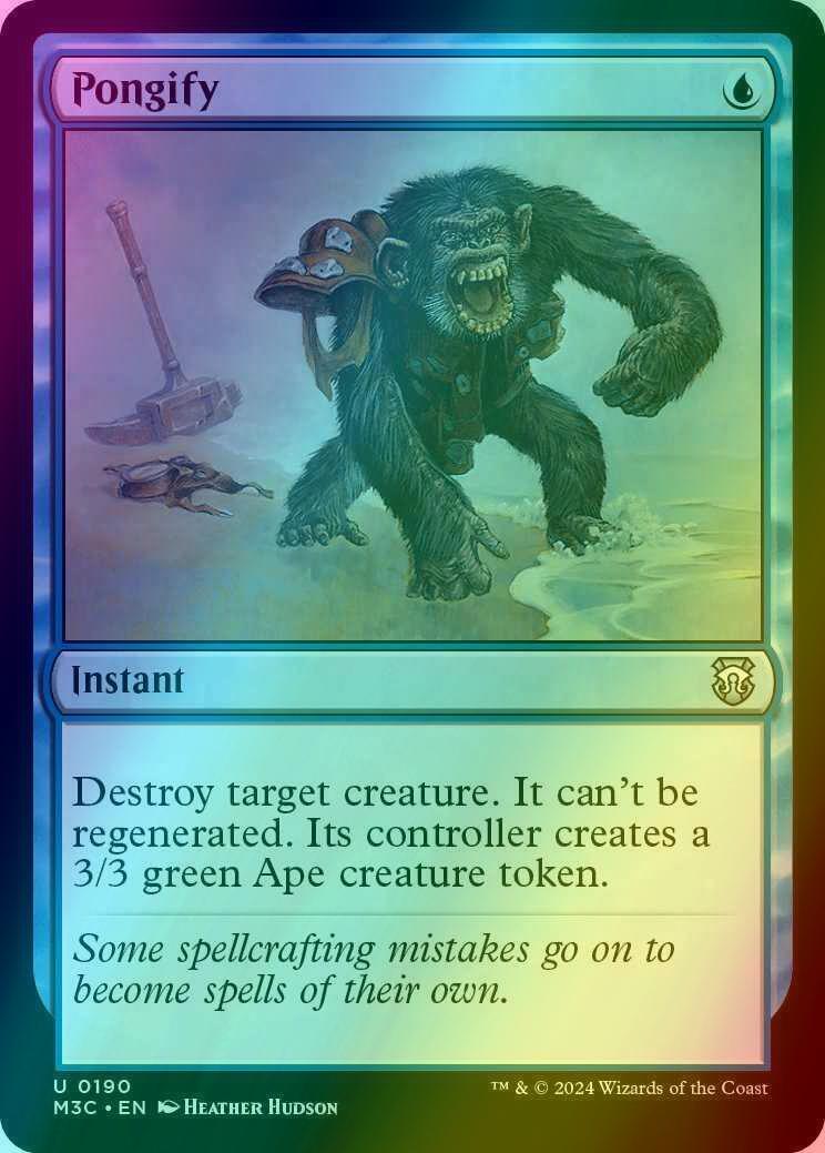 Pongify [190] [Modern Horizons 3: Commander] [Ripple Foil]