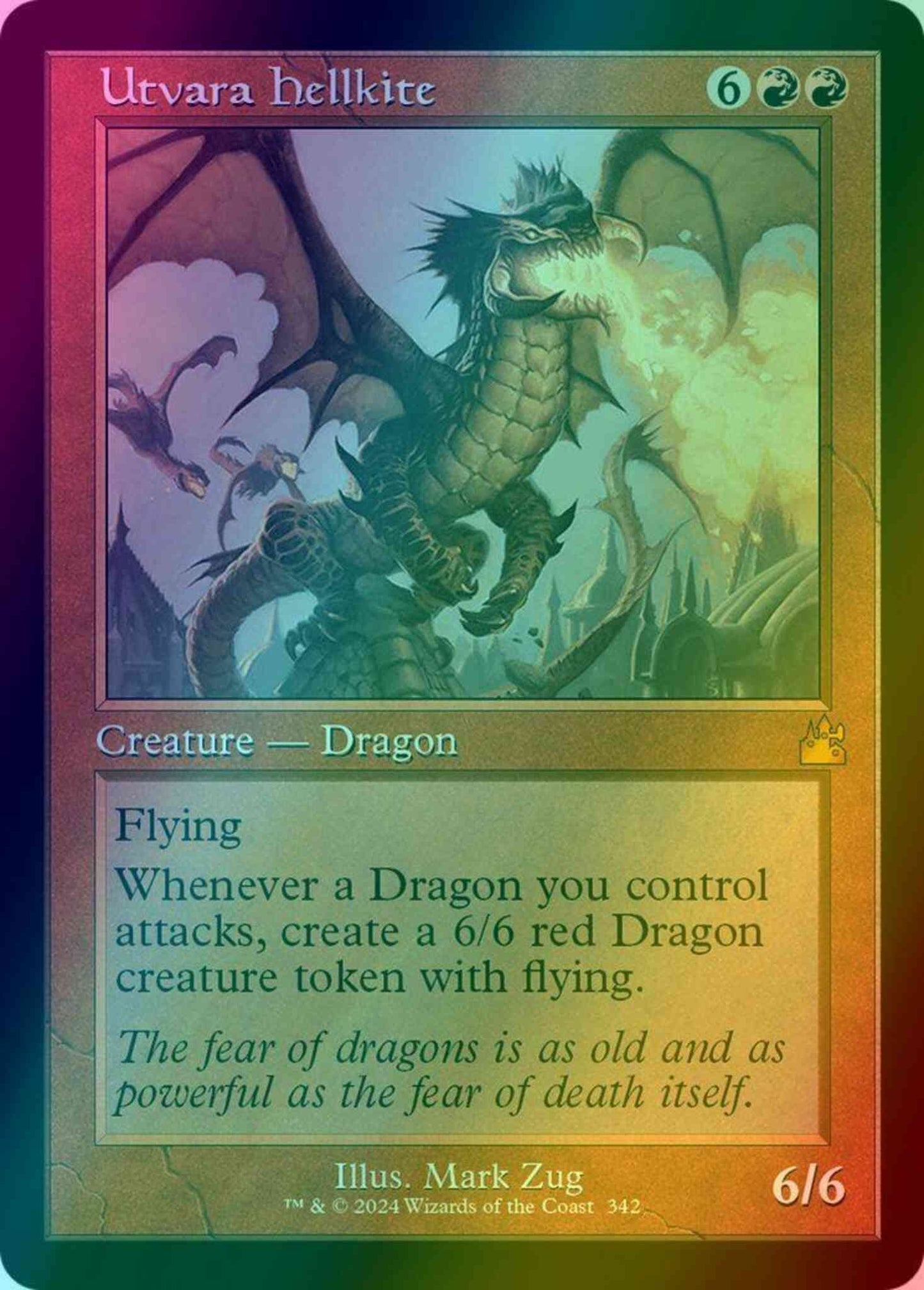 Utvara Hellkite [342] [Retro Frame] [Ravnica Remastered] [Foil]