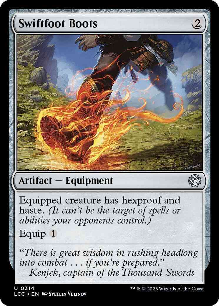 Swiftfoot Boots [314] [The Lost Caverns of Ixalan: Commander] [Non-Foil]