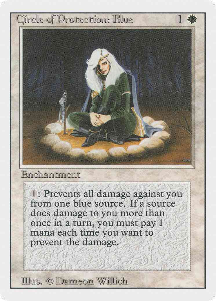 Circle of Protection: Blue [10] [Revised Edition] [Non-Foil]