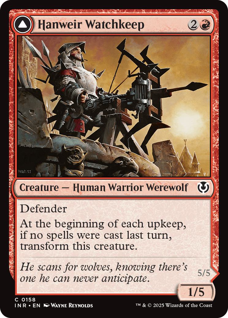 Hanweir Watchkeep // Bane of Hanweir [158] [Innistrad Remastered] [Non-Foil]
