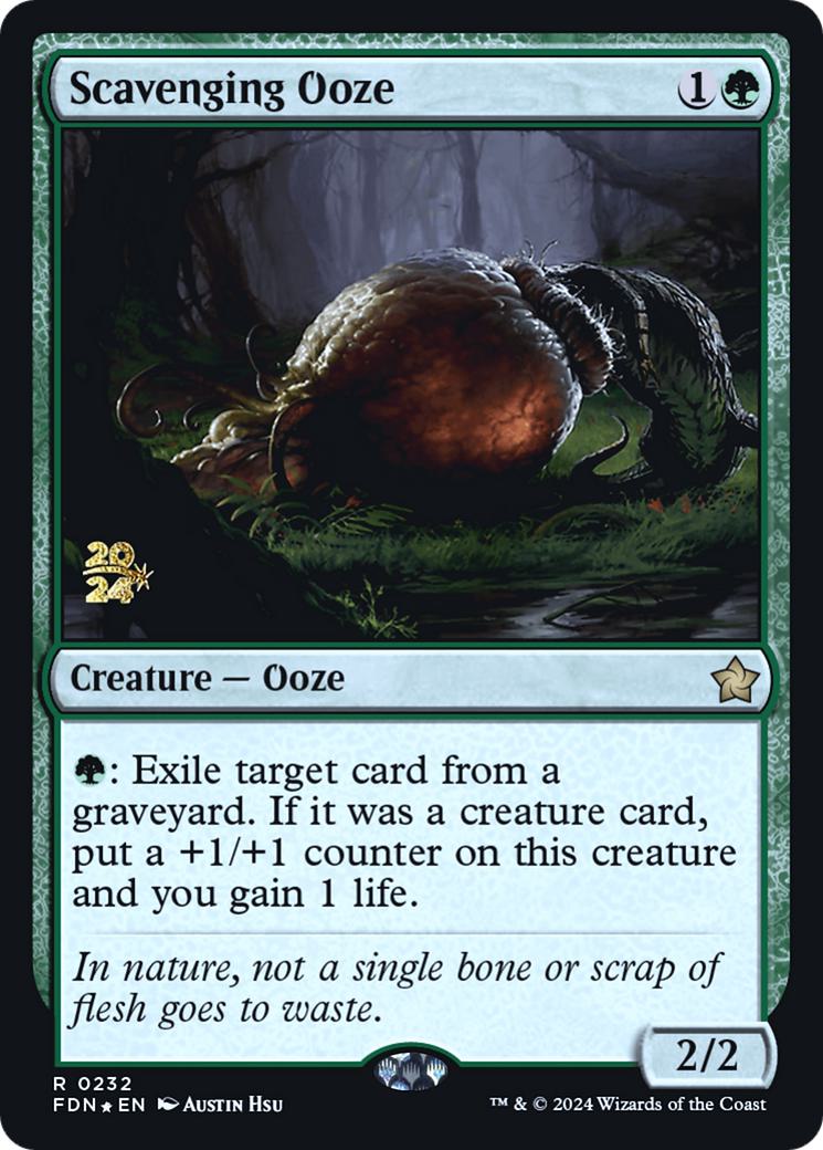 Scavenging Ooze [232s] [Prerelease] [Foundations: Promos] [Foil]