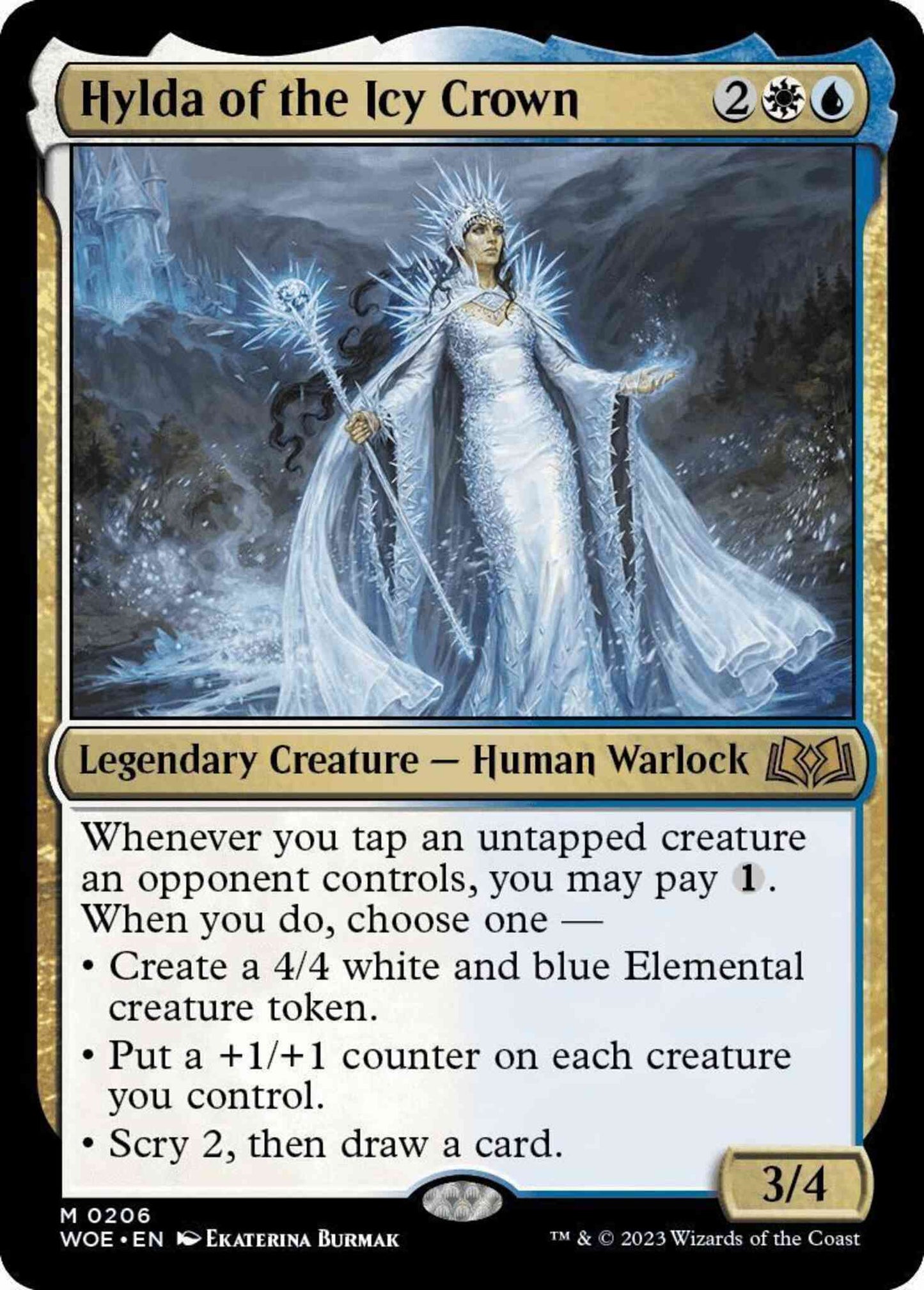 Hylda of the Icy Crown [206] [Wilds of Eldraine] [Non-Foil]