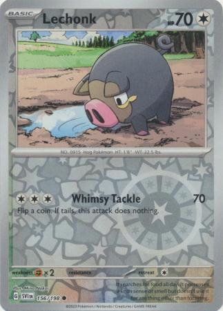 Lechonk - 156/198 - Common [sv01-156] [Reverse Holo]