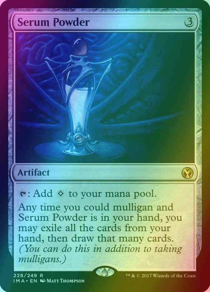 Serum Powder [228] [Iconic Masters] [Foil]