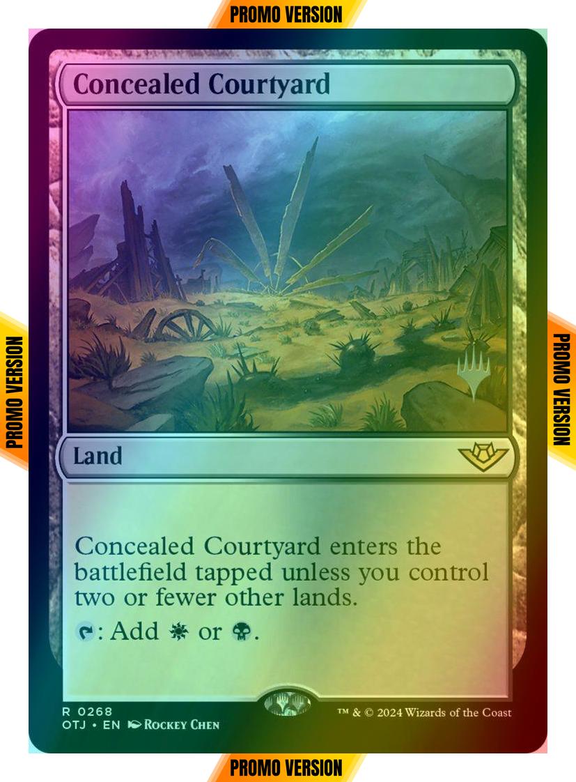 Concealed Courtyard [268p] [Promo Pack] [Outlaws of Thunder Junction: Promos] [Foil]