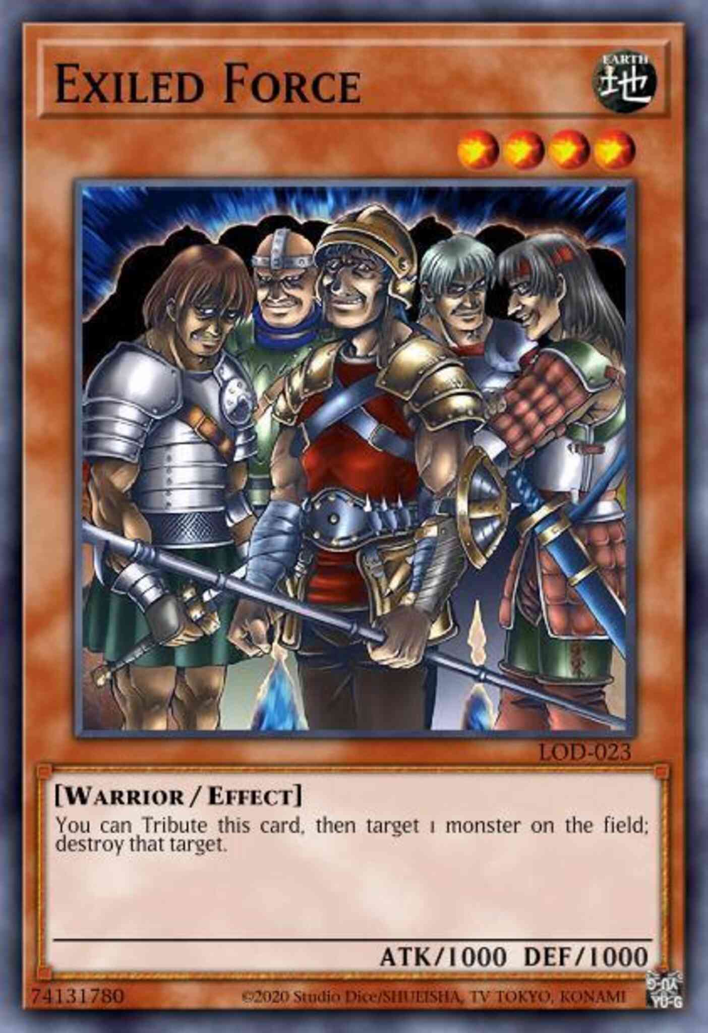Exiled Force - BP01-EN059 - Common - 1st Edition