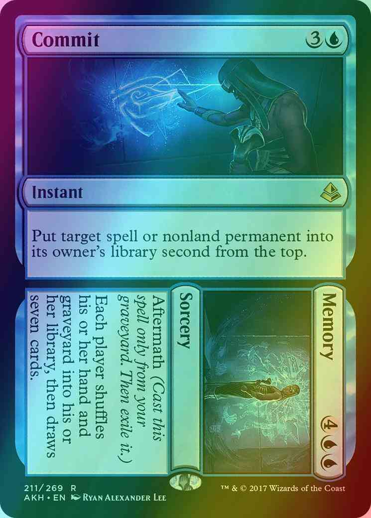 Commit // Memory [211] [Amonkhet] [Foil]