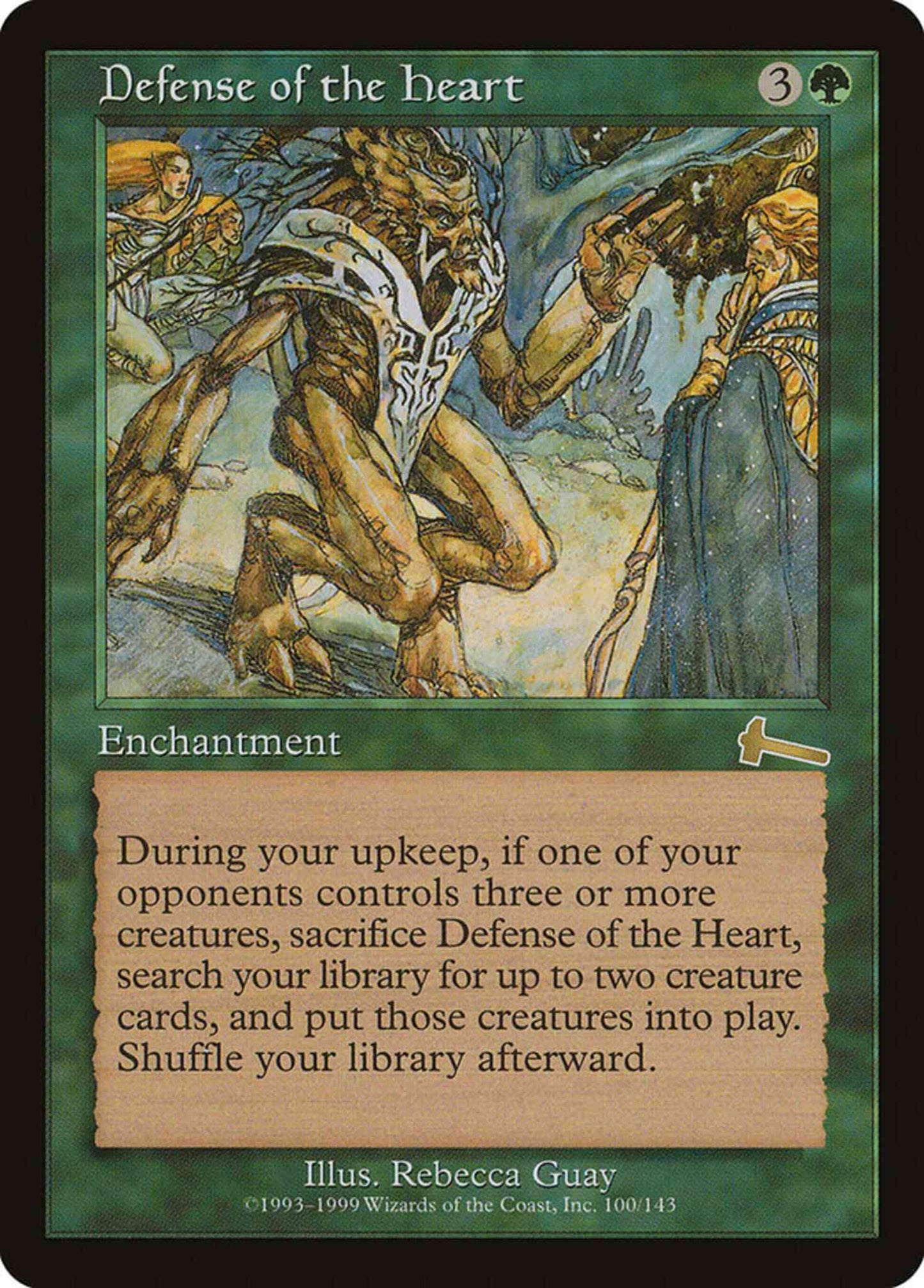 Defense of the Heart [100] [Urza's Legacy] [Non-Foil]
