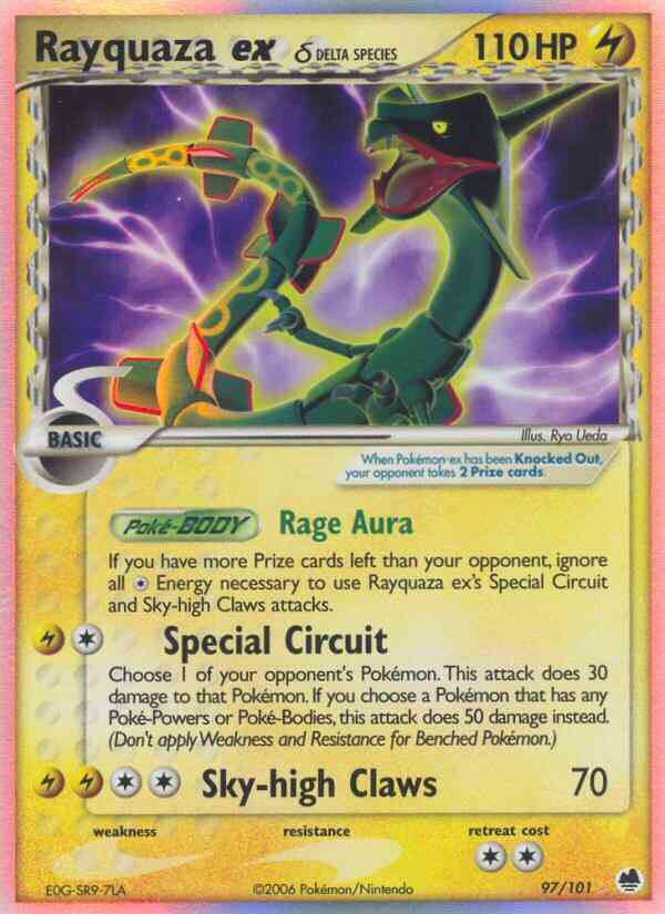 Rayquaza ex δ - 97/101 - Rare Holo EX [ex15-97] [Ultra]