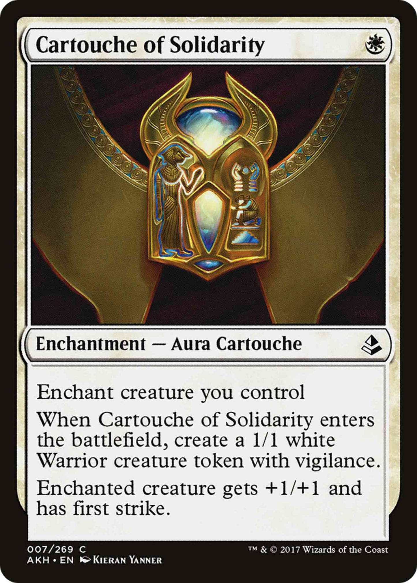 Cartouche of Solidarity [7] [Amonkhet] [Non-Foil]