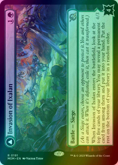 Invasion of Ixalan // Belligerent Regisaur [191] [March of the Machine] [Foil]