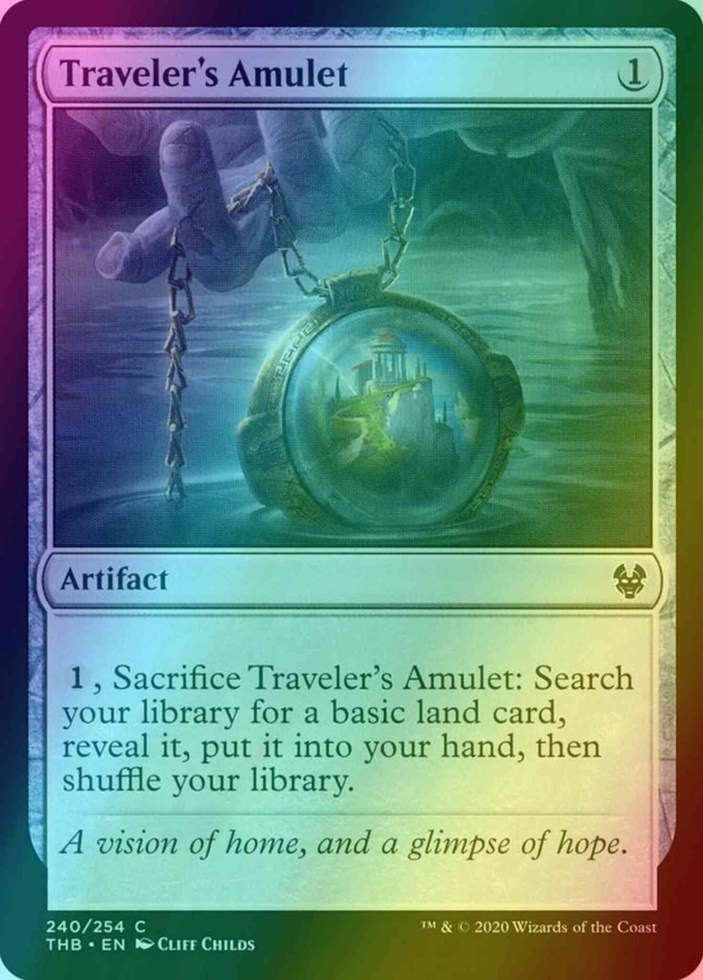 Traveler's Amulet [240] [Theros Beyond Death] [Foil]