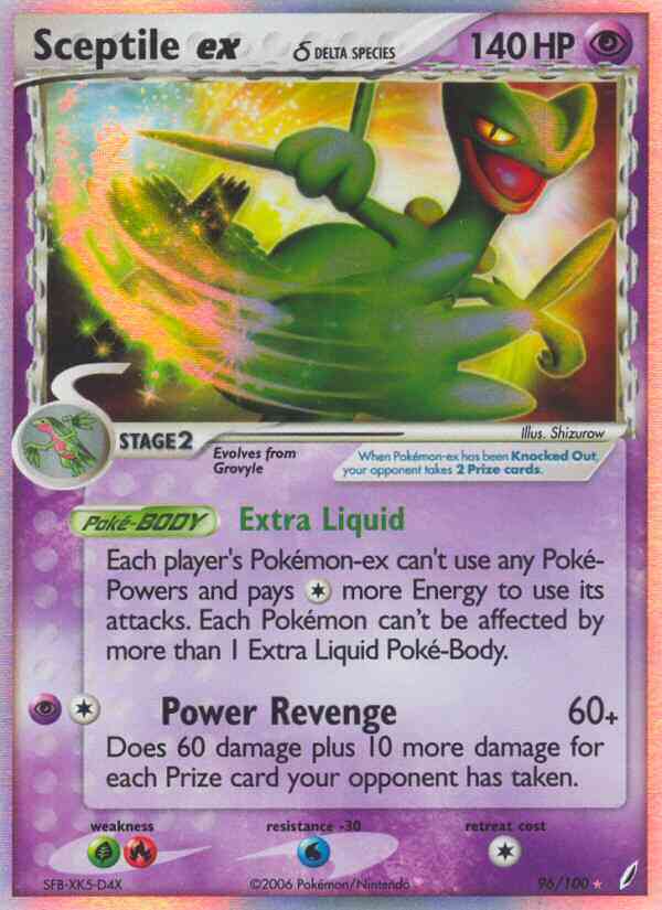 Sceptile ex δ - 96/100 - Rare Holo EX [ex14-96] [Ultra]