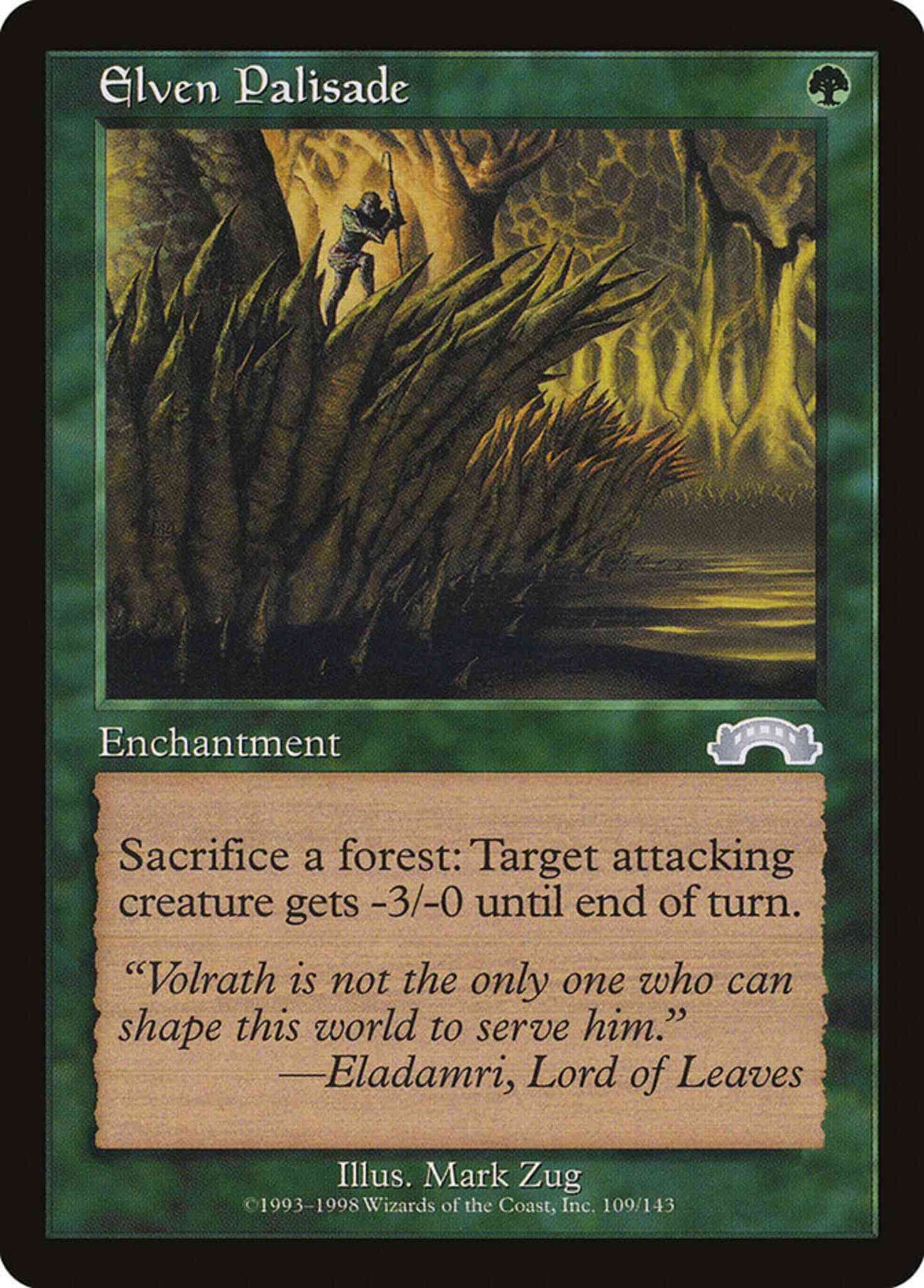 Elven Palisade [109] [Exodus] [Non-Foil]