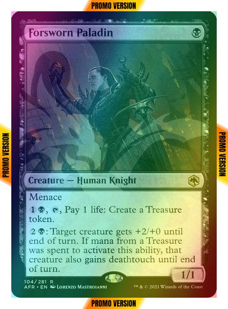 Forsworn Paladin [104x] [Ampersand] [Adventures in the Forgotten Realms Promos] [Foil]