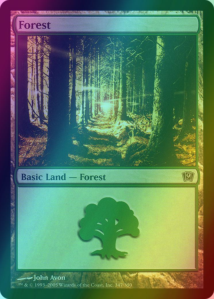 Forest [347x] [347] [Ninth Edition] [Foil]