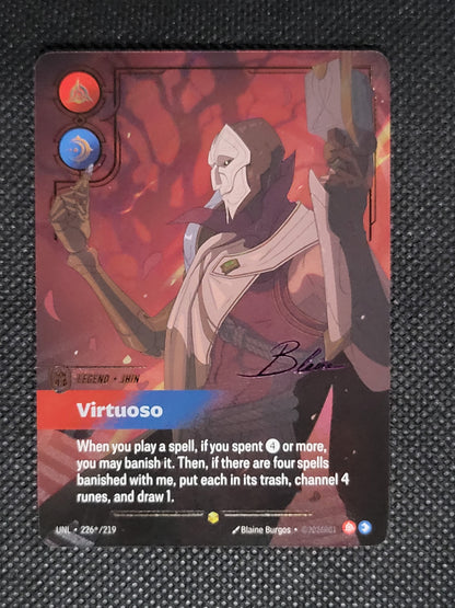 Virtuoso (Jhin) — Signature|Foil — ID 19245