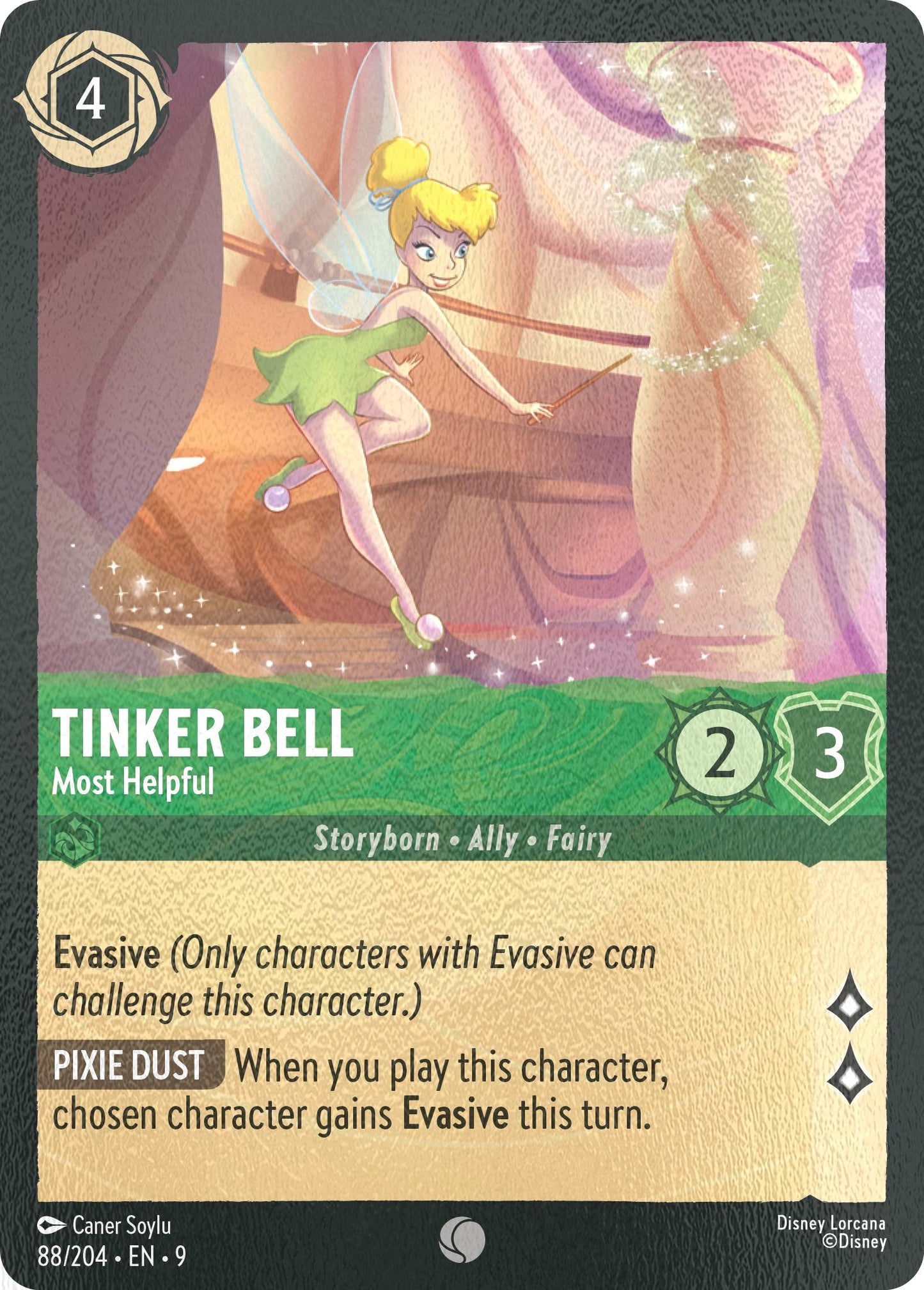 Tinker Bell - Most Helpful - 88/204 [Fabled] [Cold Foil]