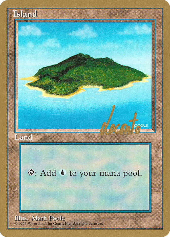 Island [ml367] [Michael Locanto] [Green & Beach] [Pro Tour Collector Set] [Non-Foil]