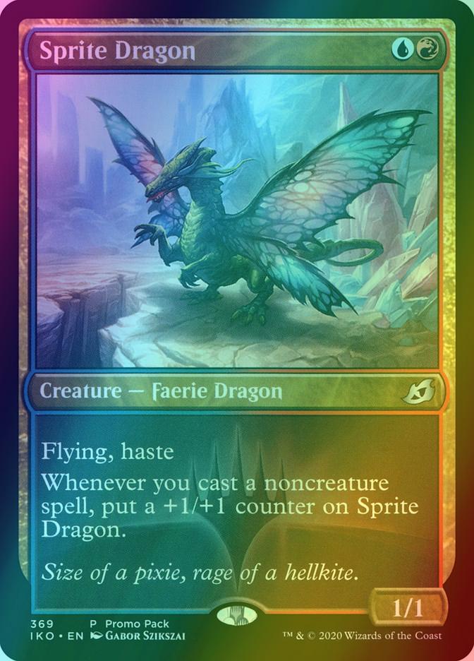 Sprite Dragon [369] [Dark Frame Promo Pack] [Ikoria: Lair of Behemoths] [Foil]