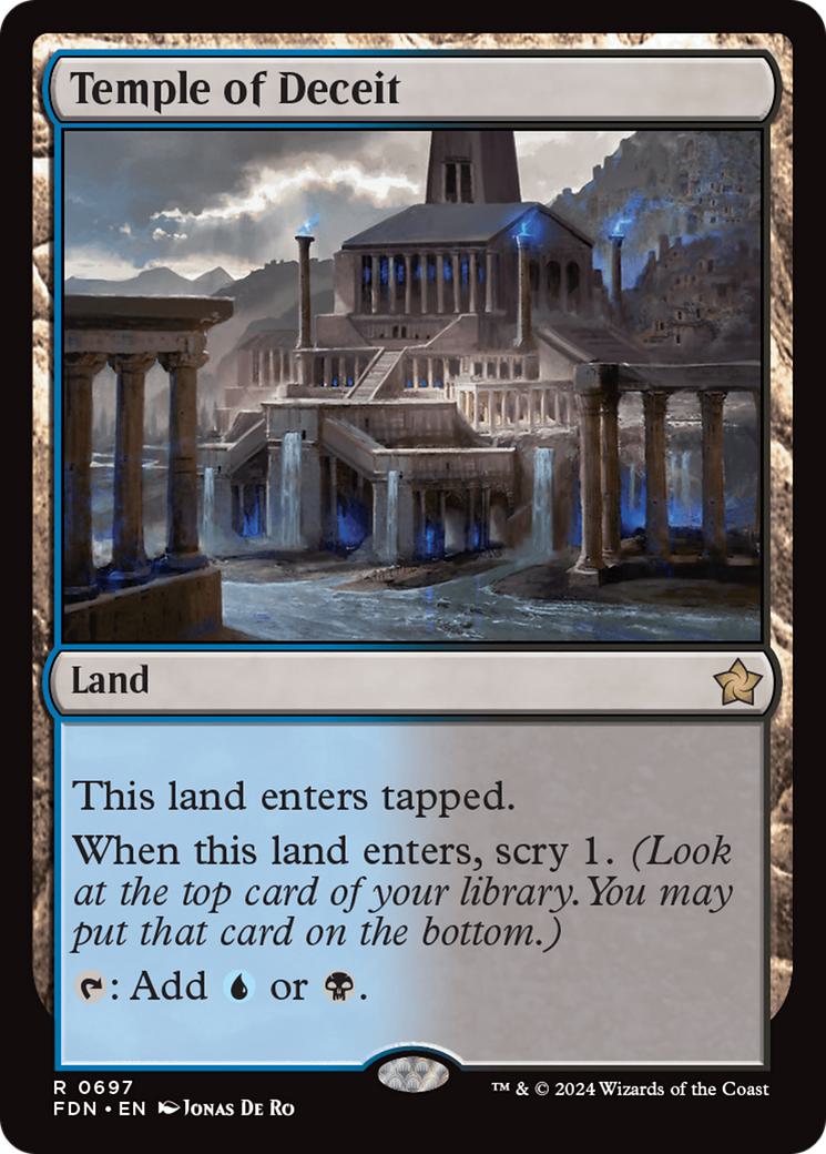 Temple of Deceit [697] [Foundations] [Non-Foil]