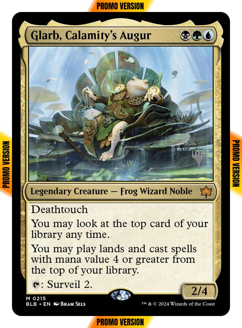Glarb, Calamity's Augur [215p] [Promo Pack] [Bloomburrow: Promos] [Non-Foil]