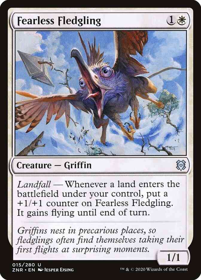Fearless Fledgling [15] [Zendikar Rising] [Non-Foil]