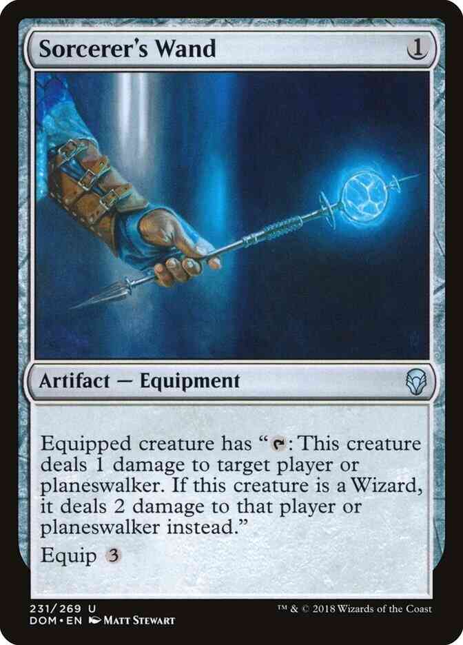 Sorcerer's Wand [231] [Dominaria] [Non-Foil]