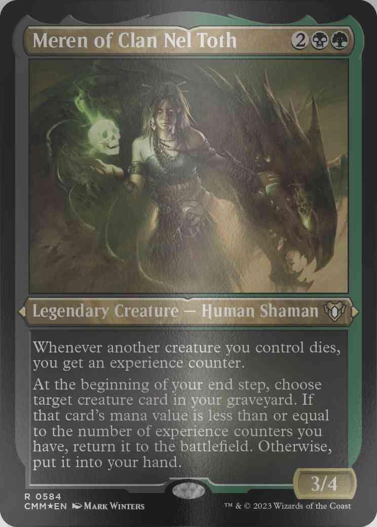 Meren of Clan Nel Toth [584] [Commander Masters] [Etched Foil]