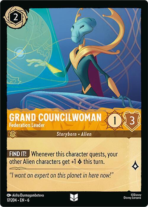 Grand Councilwoman - Federation Leader - 17/204 [Azurite Sea] [Non-Foil]