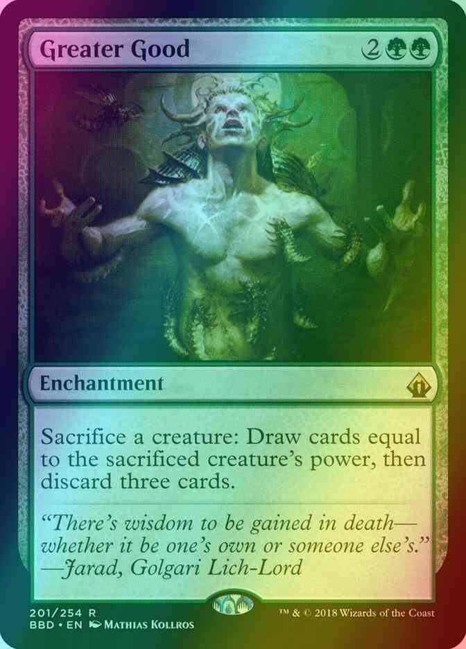 Greater Good [201] [Battlebond] [Foil]