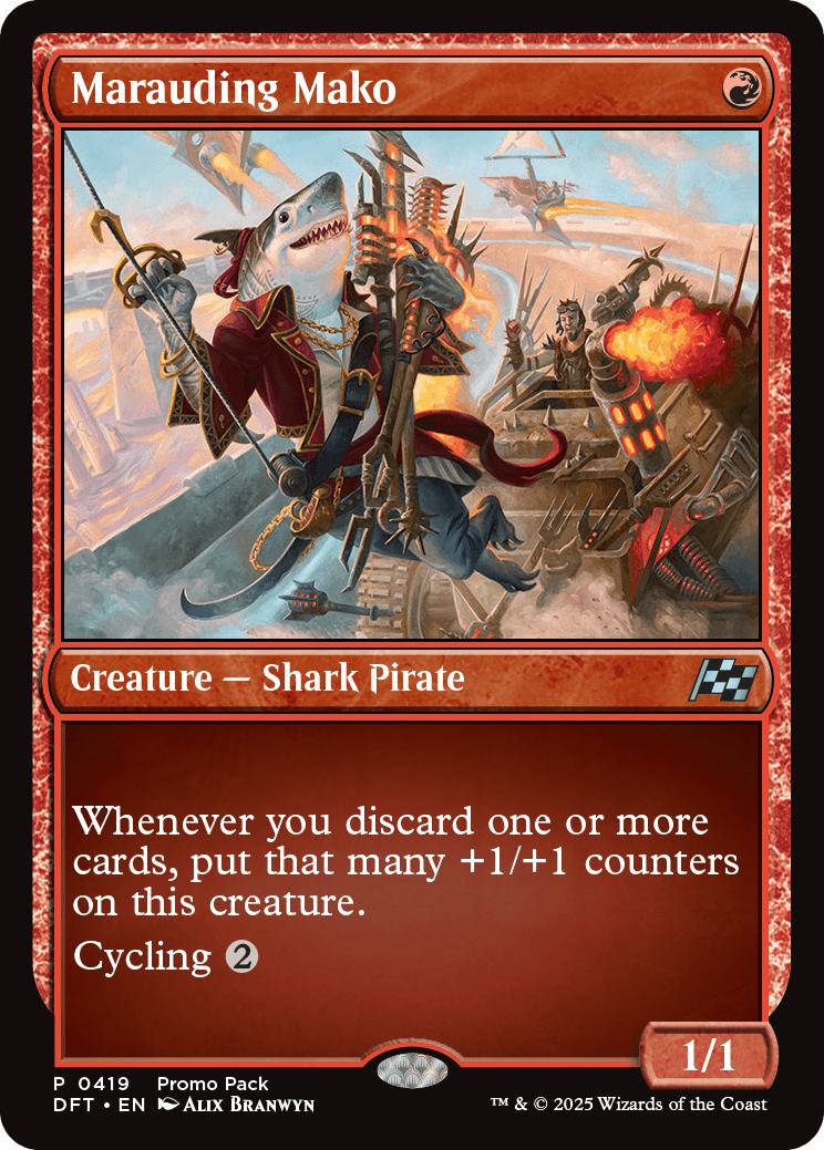 Marauding Mako [419] [Dark Frame Promo Pack] [Aetherdrift] [Non-Foil]