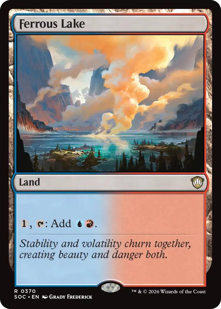 Ferrous Lake [370] [Secrets of Strixhaven: Commander] [Non-Foil]