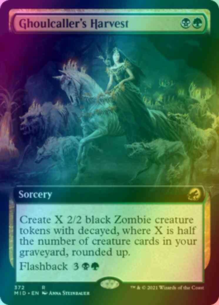 Ghoulcaller's Harvest [372] [Extended Art] [Innistrad: Midnight Hunt] [Foil]