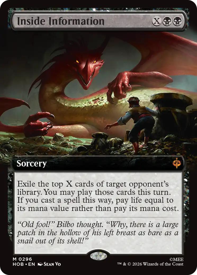 Inside Information [296] [Extended Art] [The Hobbit] [Non-Foil]