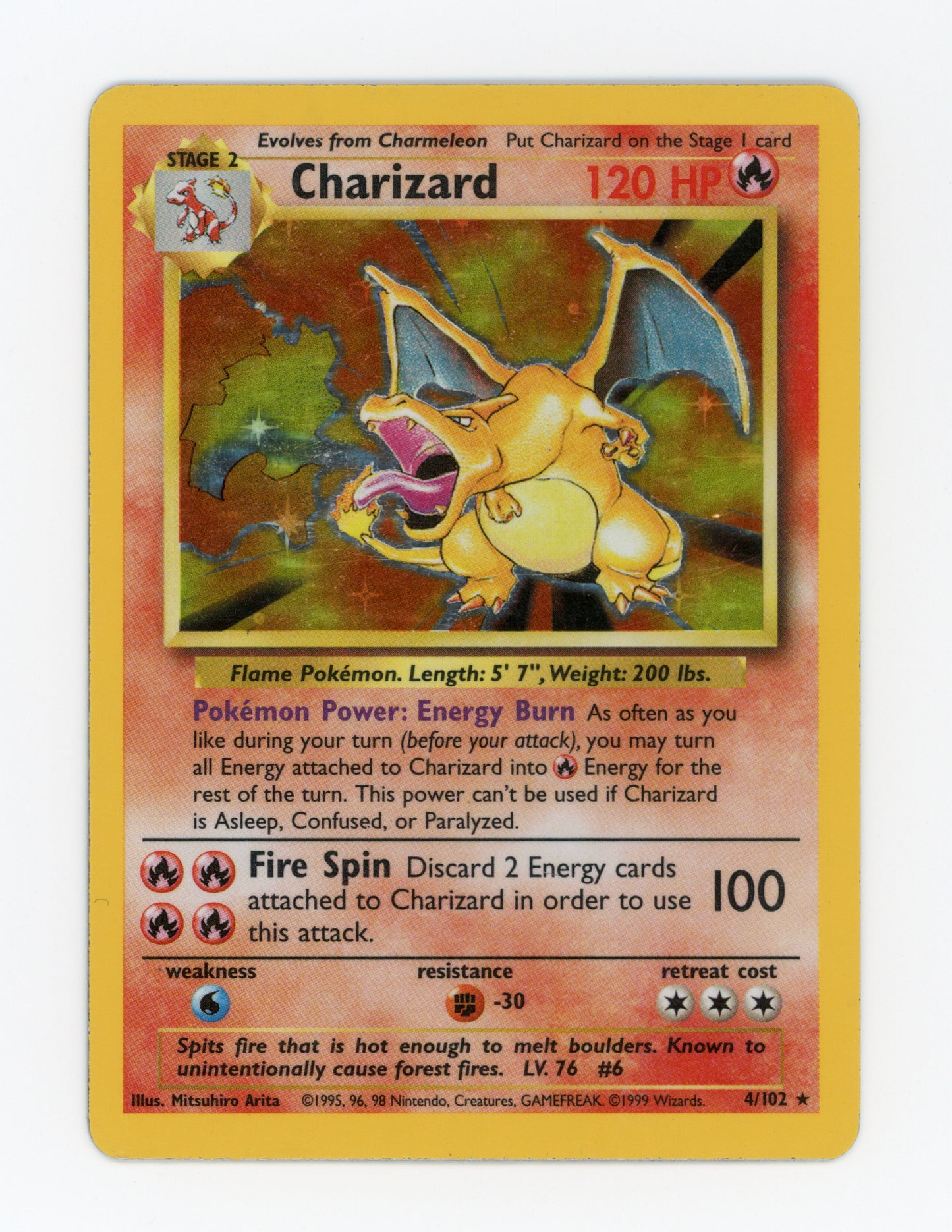 Charizard — Rare|Unlimited|Holo — ID 19758