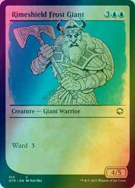Rimeshield Frost Giant [310] [Rulebook Showcase] [Adventures in the Forgotten Realms] [Foil]