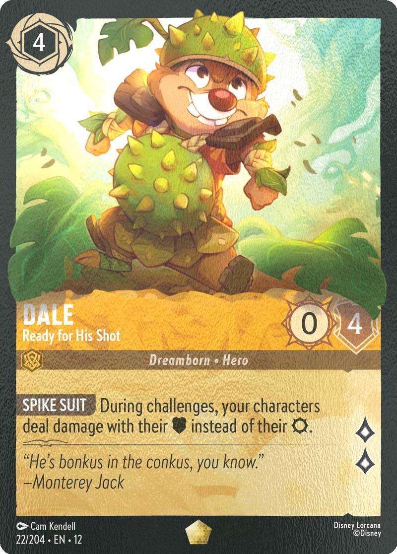 Dale - Ready for His Shot - 22/204 [Wilds Unknown] [Cold Foil]